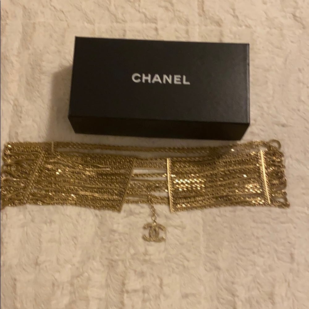 Authentic Chanel Chain- Link CC Belt 34/12 inches